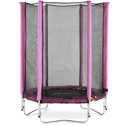 Plum 4ft Junior Trampoline and Enclosure - Pink